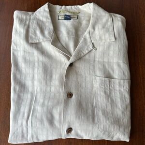 Tommy Bahama silk camp shirt - like new!